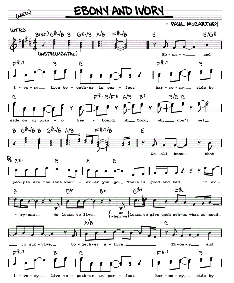 Sheet Music